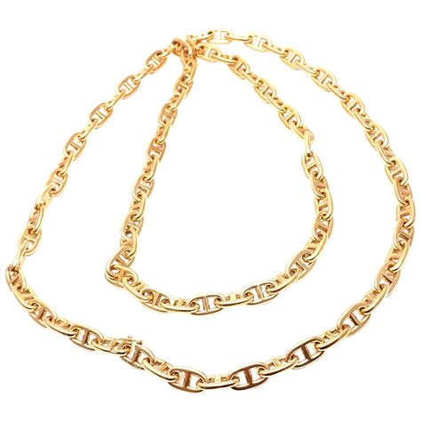 hermes anchor chain|hermes chaine d'ancre necklace.